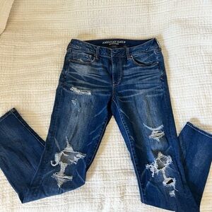 American Eagle distressed regular fit